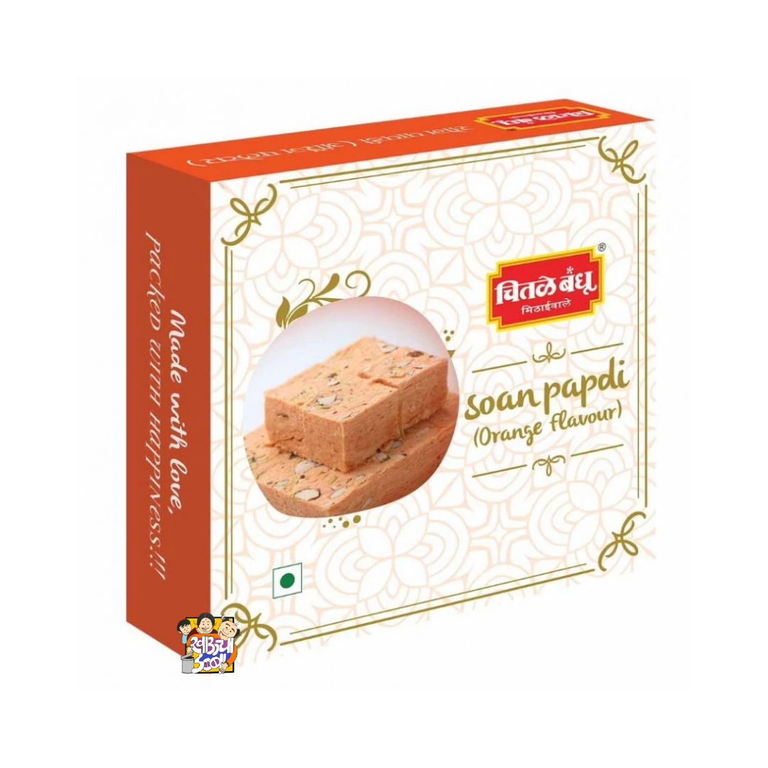 chitale orange soan papdi